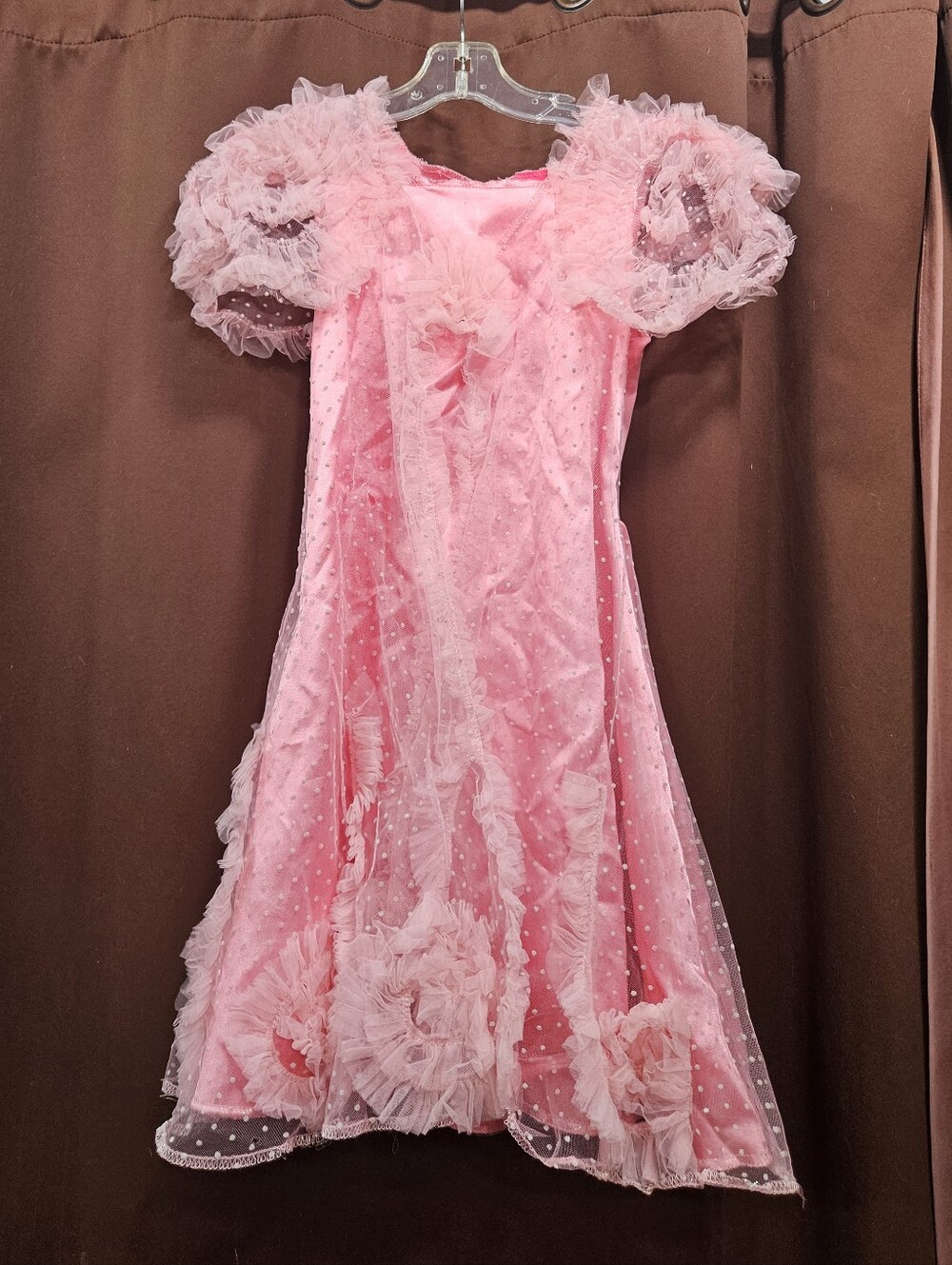 Wicked Glinda Pink Tule Dress Up Costume Pretend Dress Size 4/6